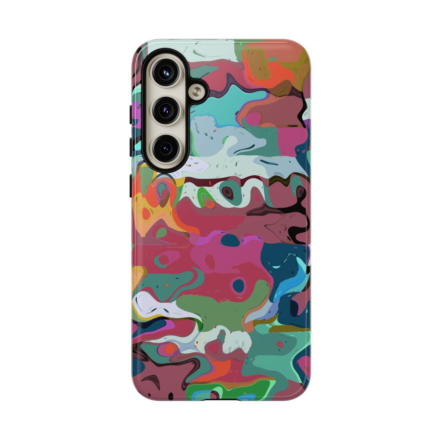 Colorful Abstract Marble - Phone Case