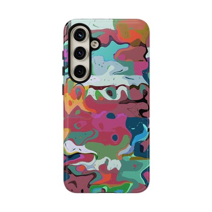 Colorful Abstract Marble - Phone Case