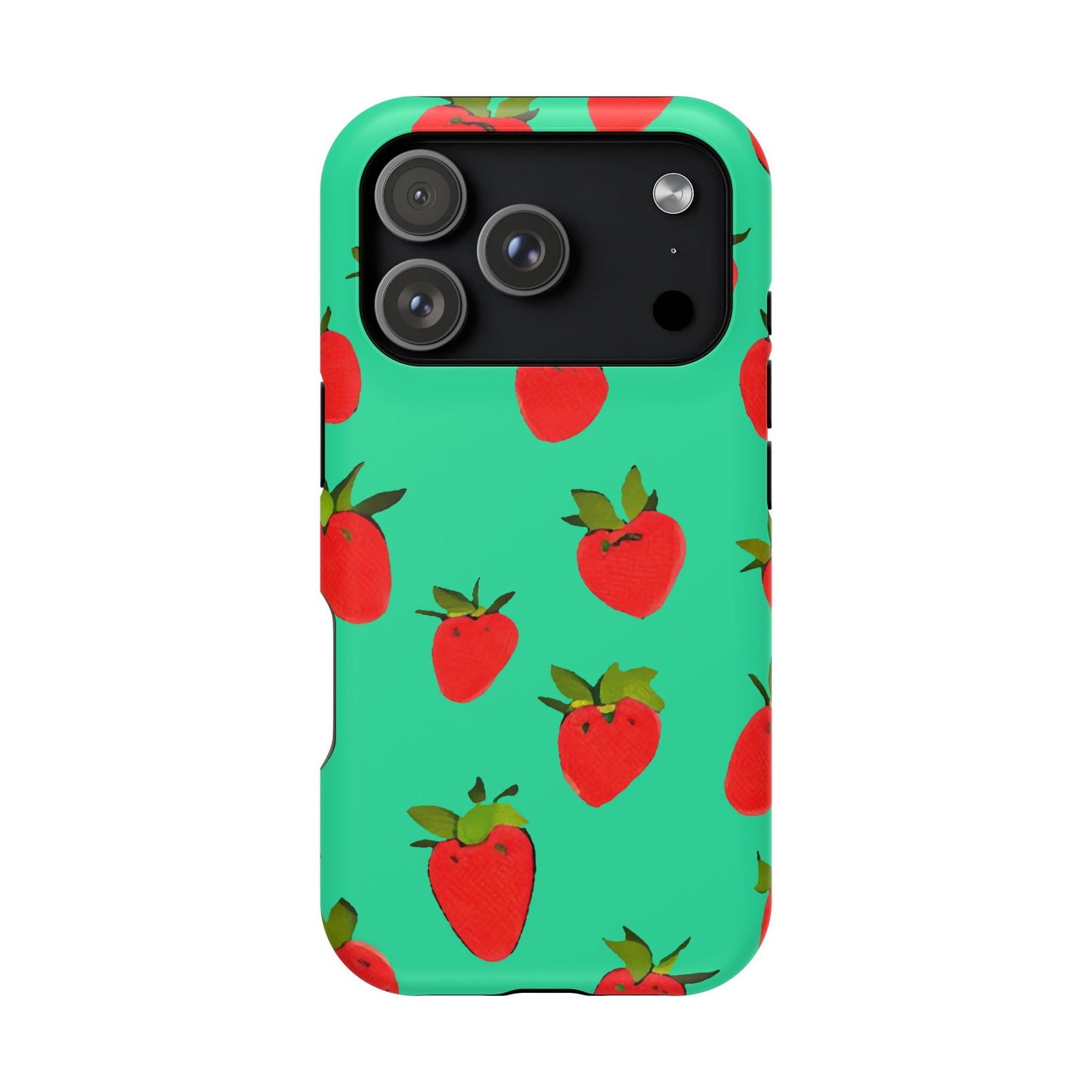 Strawberry Pattern - Magnetic Phone Case