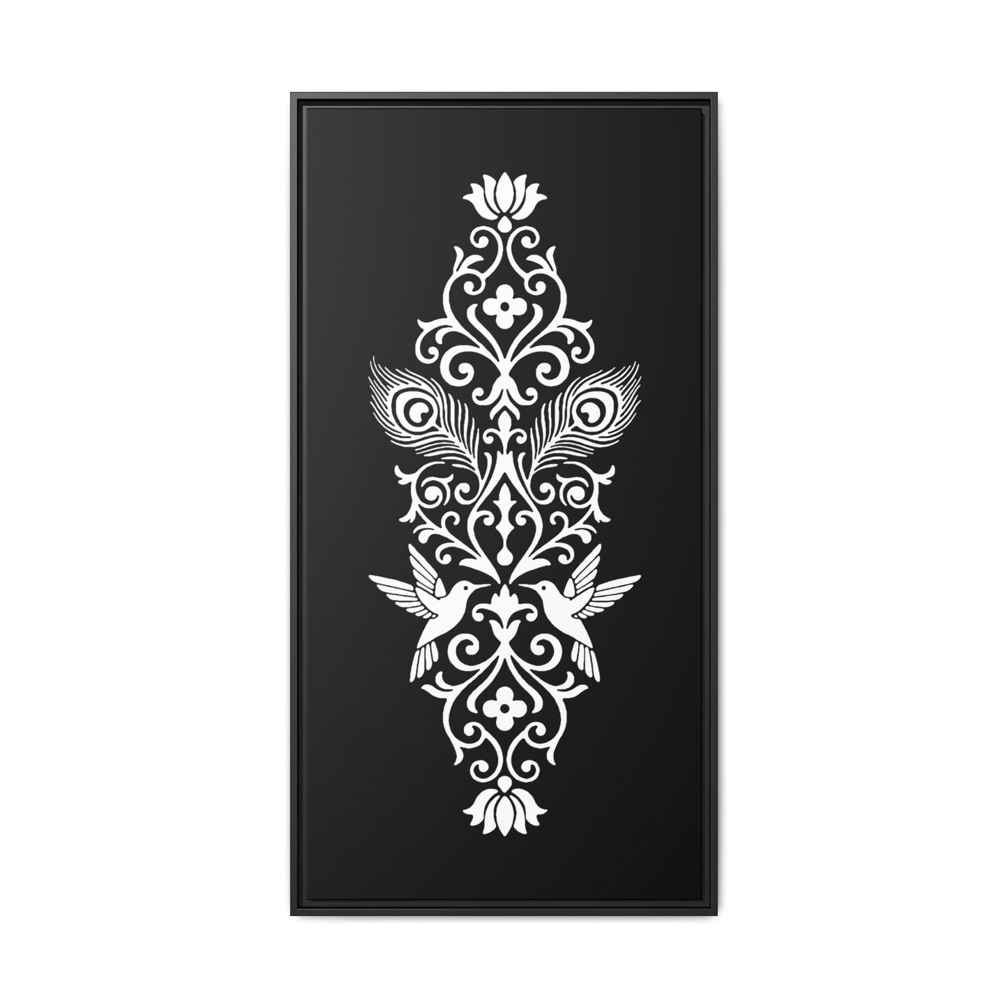 Hummingbird Soulmates - Framed Canvas