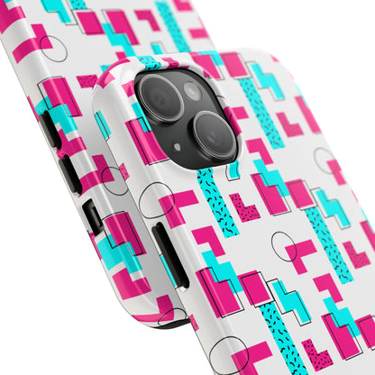 Retro Geometric Vibes - Phone Case