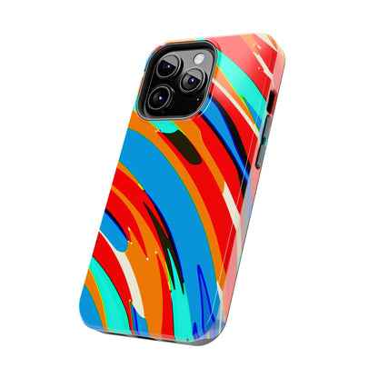 Abstract Rainbow Swirl Arc - Phone Case