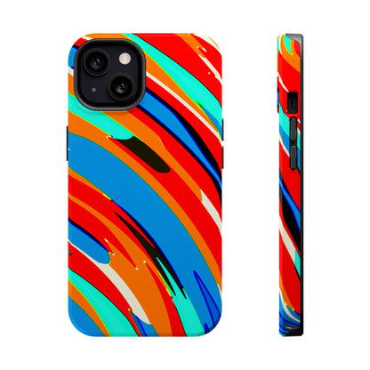 Abstract Rainbow Swirl Arc - Magnetic Phone Case