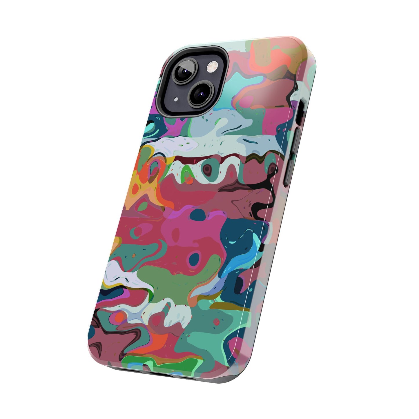 Colorful Abstract Marble - Phone Case