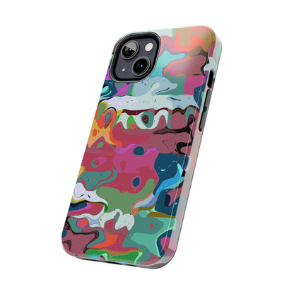 Colorful Abstract Marble - Phone Case