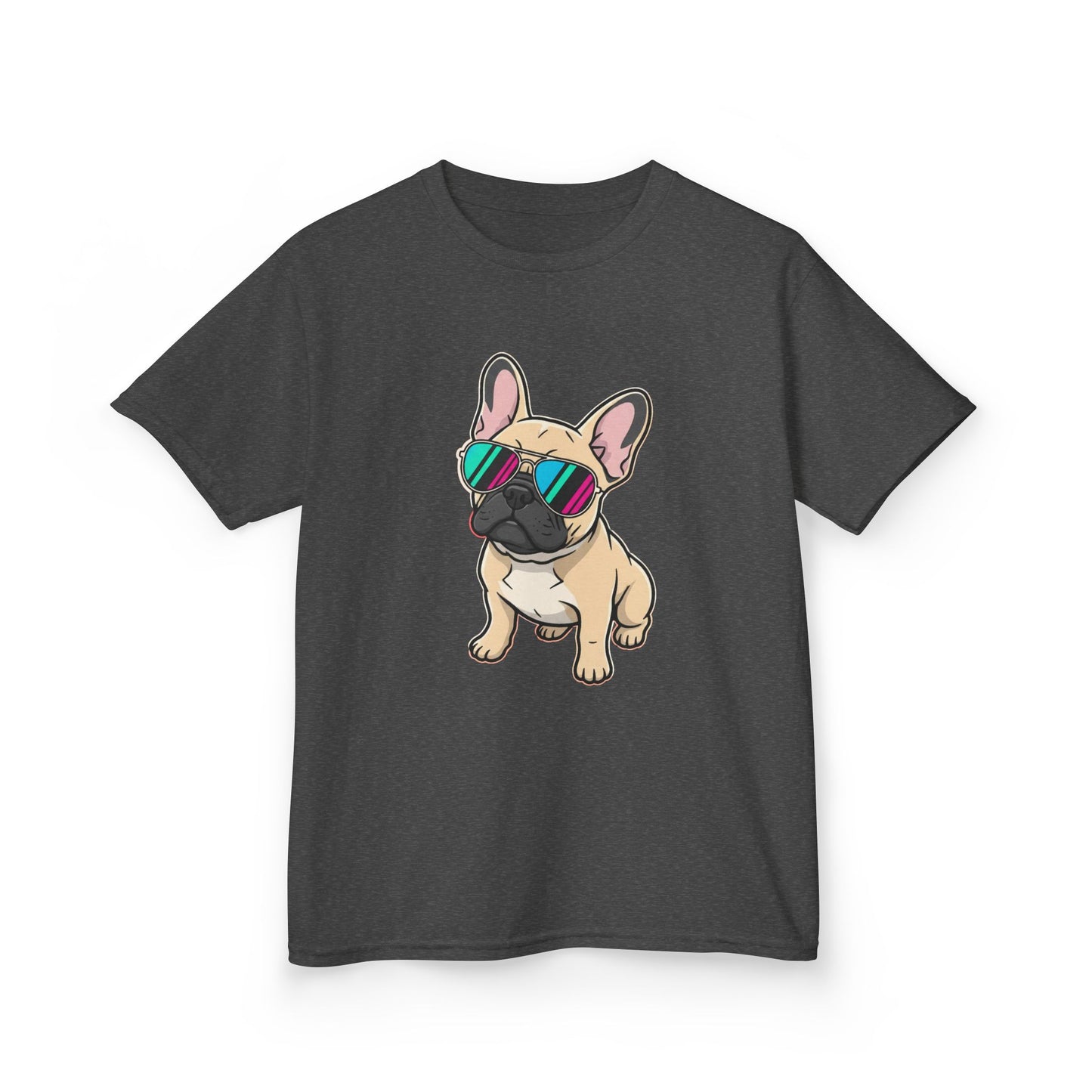 French Bulldog with Sunglasses - Kids Tee
