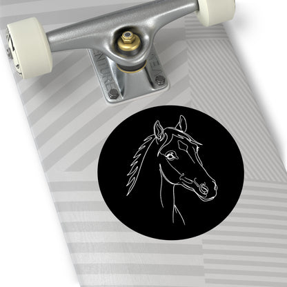 Horse Portrait Sketch - Sticker