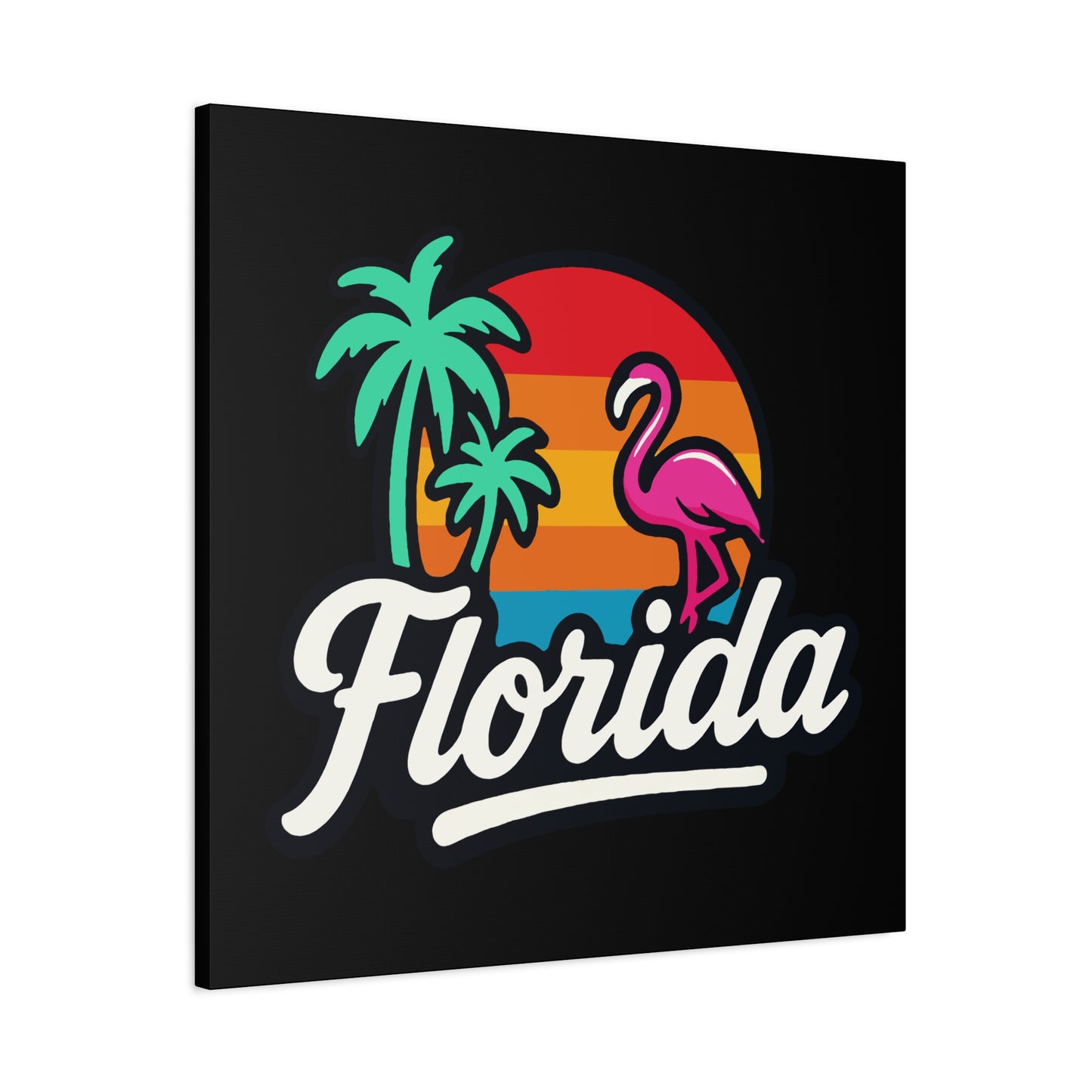 Florida Sunset Palm - Canvas