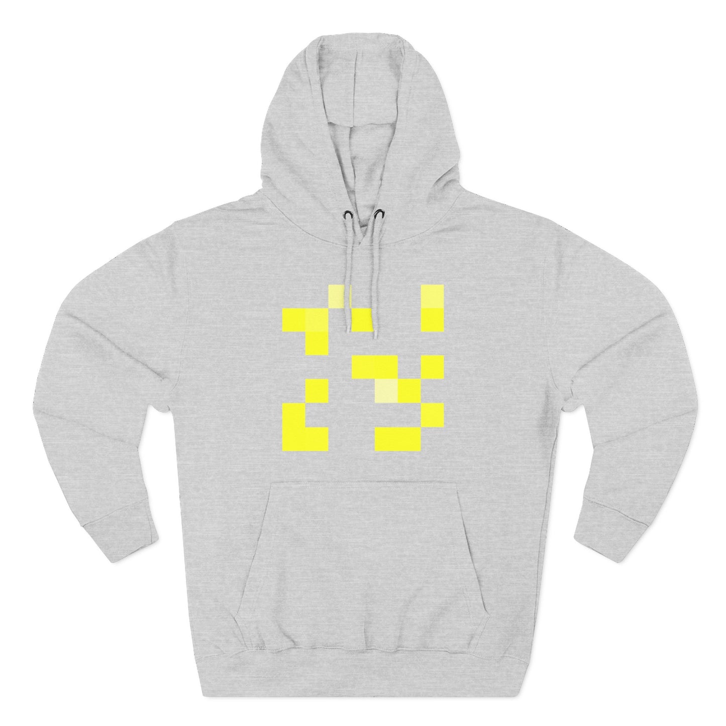 Yellow Pixel Grid - Hoodie
