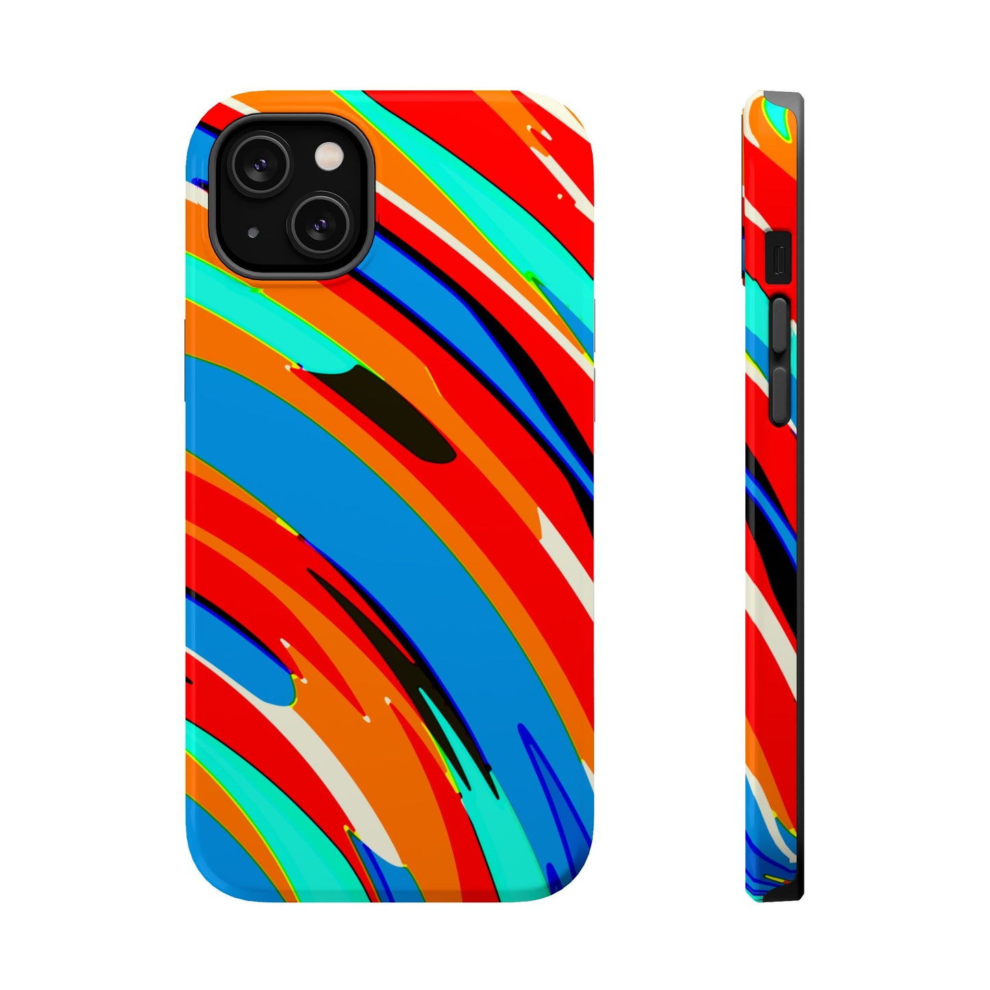 Abstract Rainbow Swirl Arc - Magnetic Phone Case