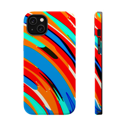 Abstract Rainbow Swirl Arc - Magnetic Phone Case