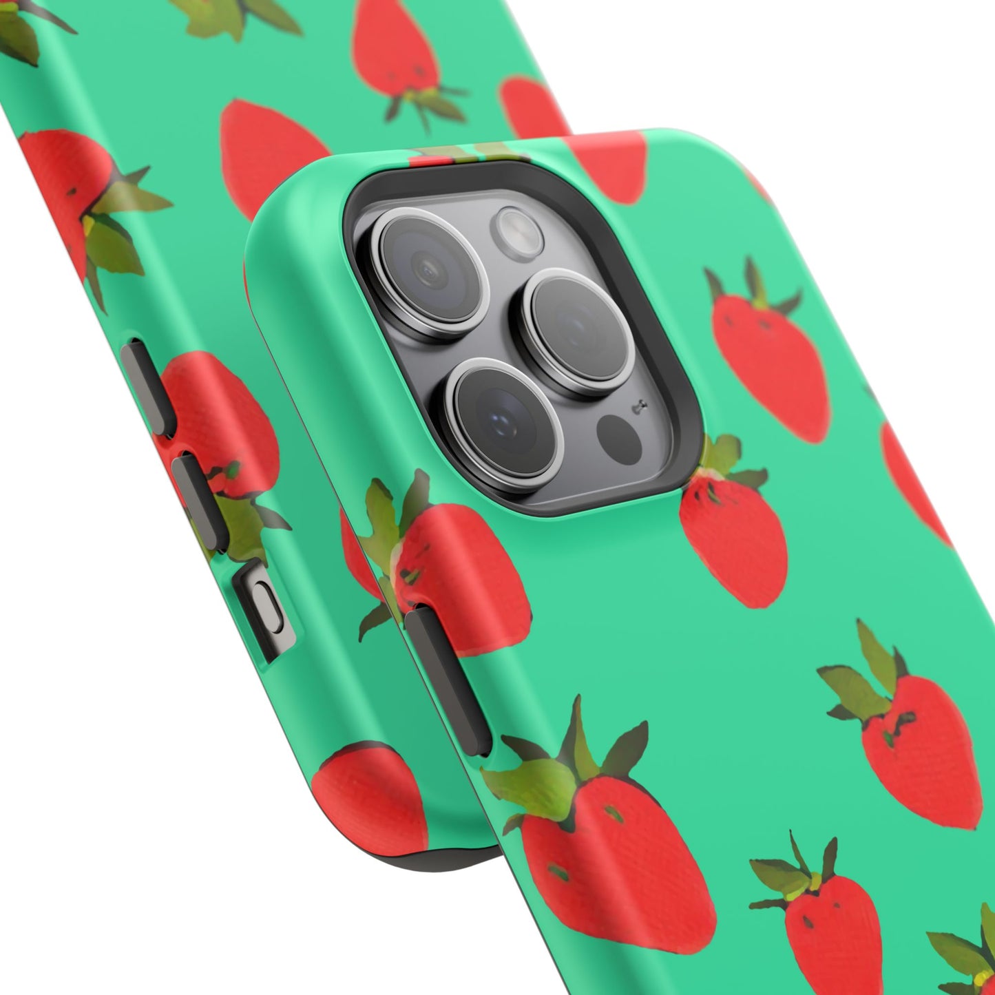 Strawberry Pattern - Magnetic Phone Case