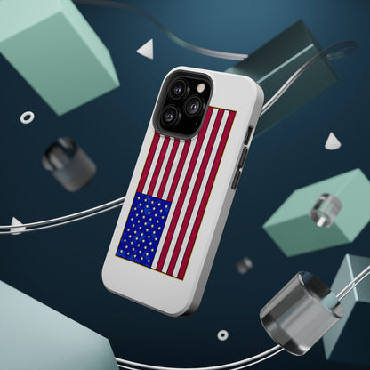 New Glory American Flag (Gold Edge Edition) - Magnetic Phone Case