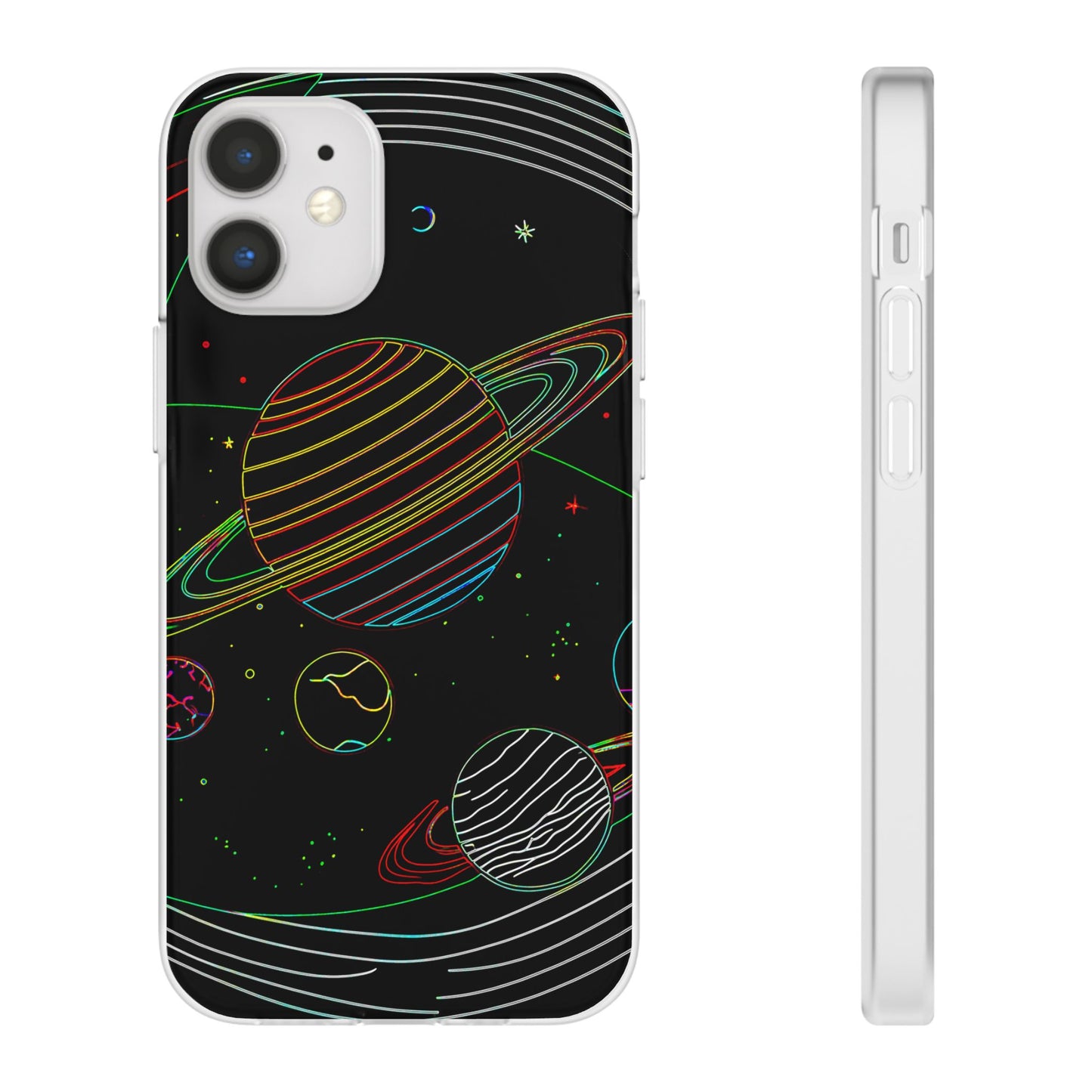 Galaxy-Inspired Flexi Cases, Vibrant Phone Covers, Space-Themed Accessories, Cosmic Gifts for Astronomers, Unique Phone Protectors