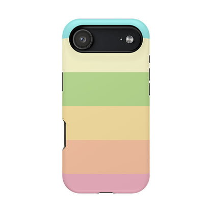 Pastel Stripes - Magnetic Phone Cover