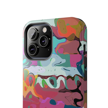 Colorful Abstract Marble - Phone Case