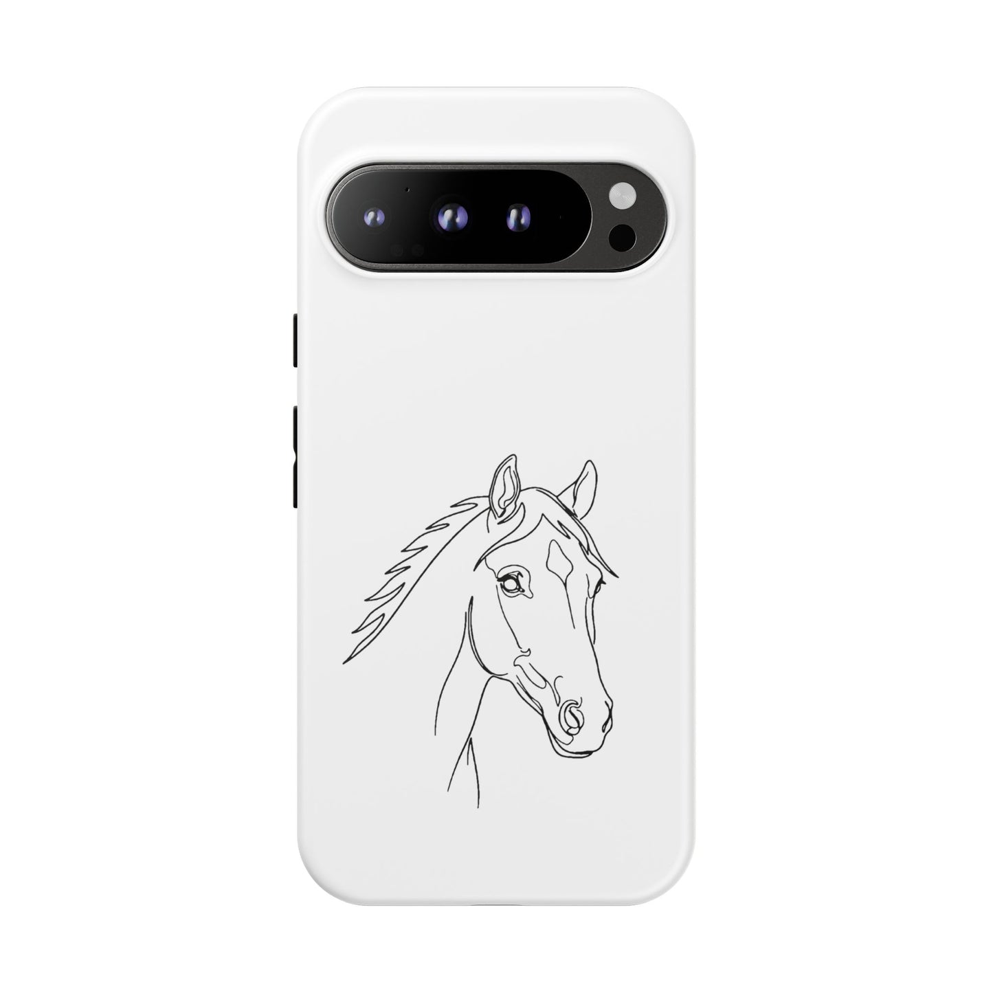 Horse Portrait Sketch - Tough Phone Case
