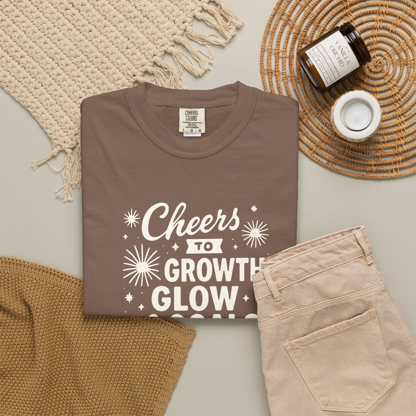 Cheers to Growth, Glow & Goals - T-Shirt