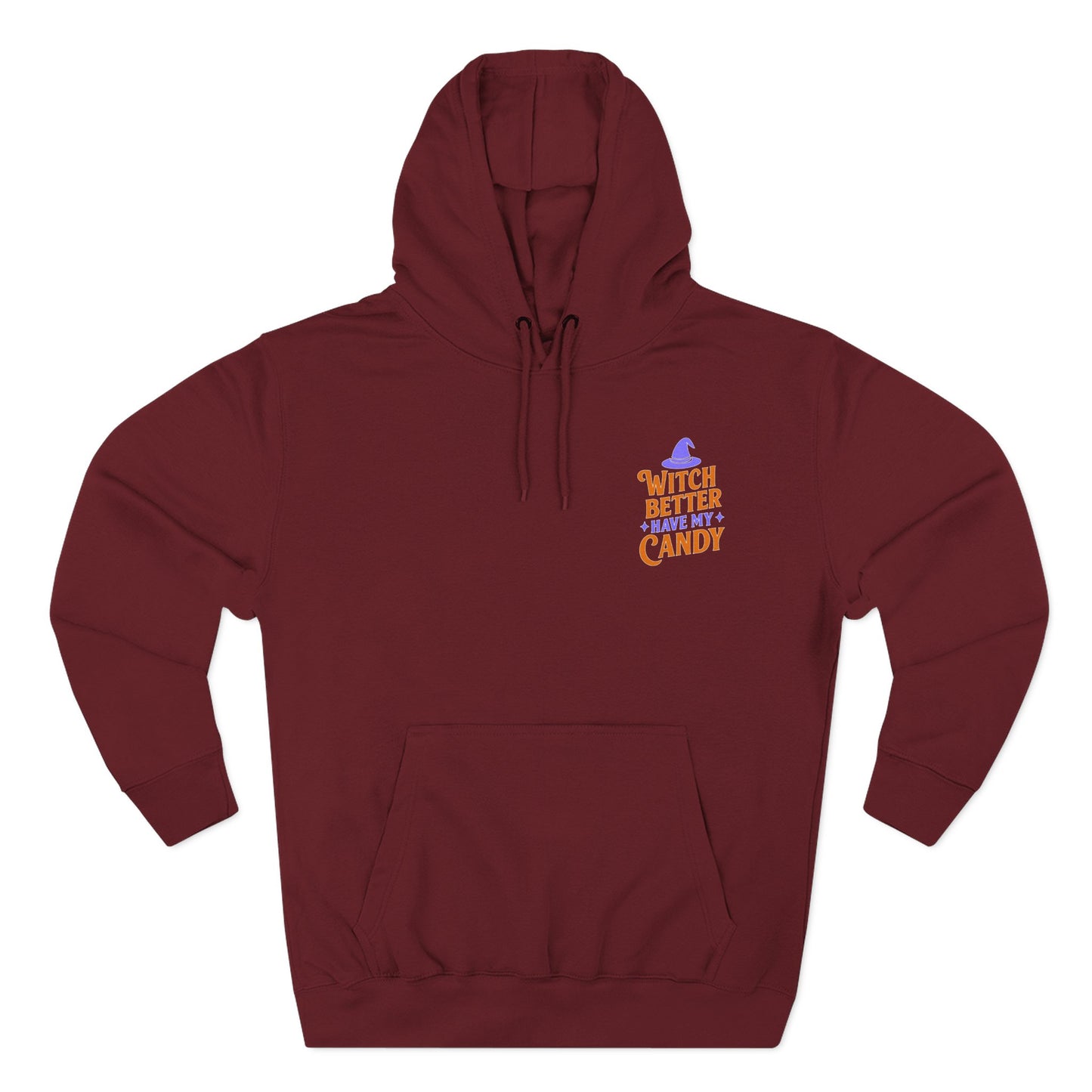Witch-Themed Fleece Hoodie, Halloween Hoodie, Cozy Sweatshirt, Gift for Witches, Fall Fashion, Spooky Season Apparel