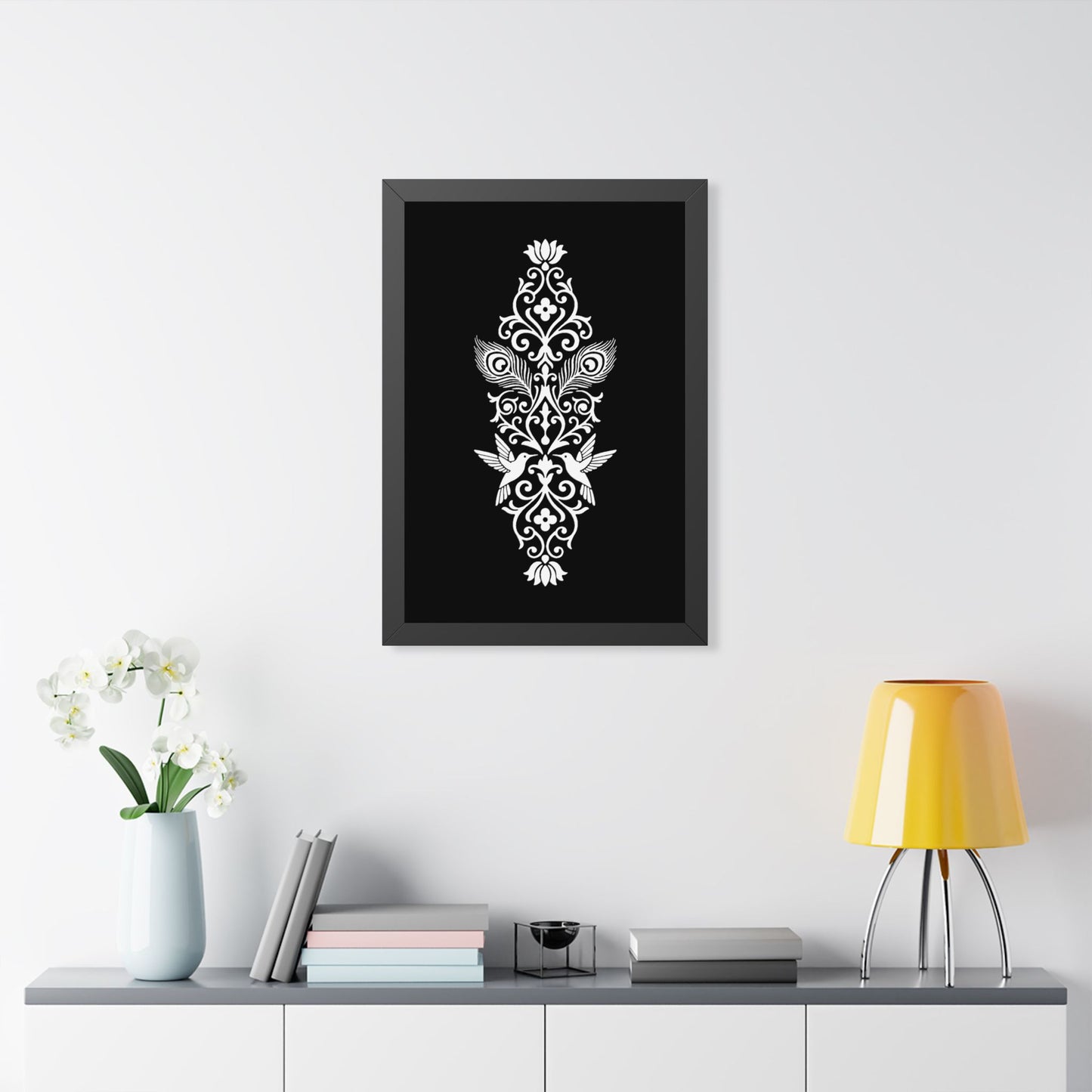 Hummingbird Soulmates - Framed Poster