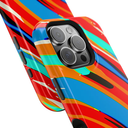Abstract Rainbow Swirl Arc - Magnetic Phone Case