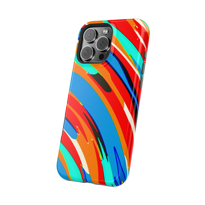 Abstract Rainbow Swirl Arc - Magnetic Phone Case