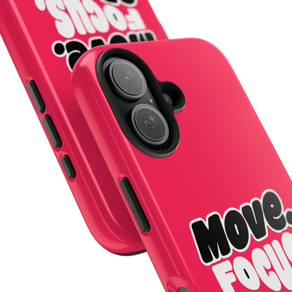 Move. Focus. Grow. Repeat. - Phone Case