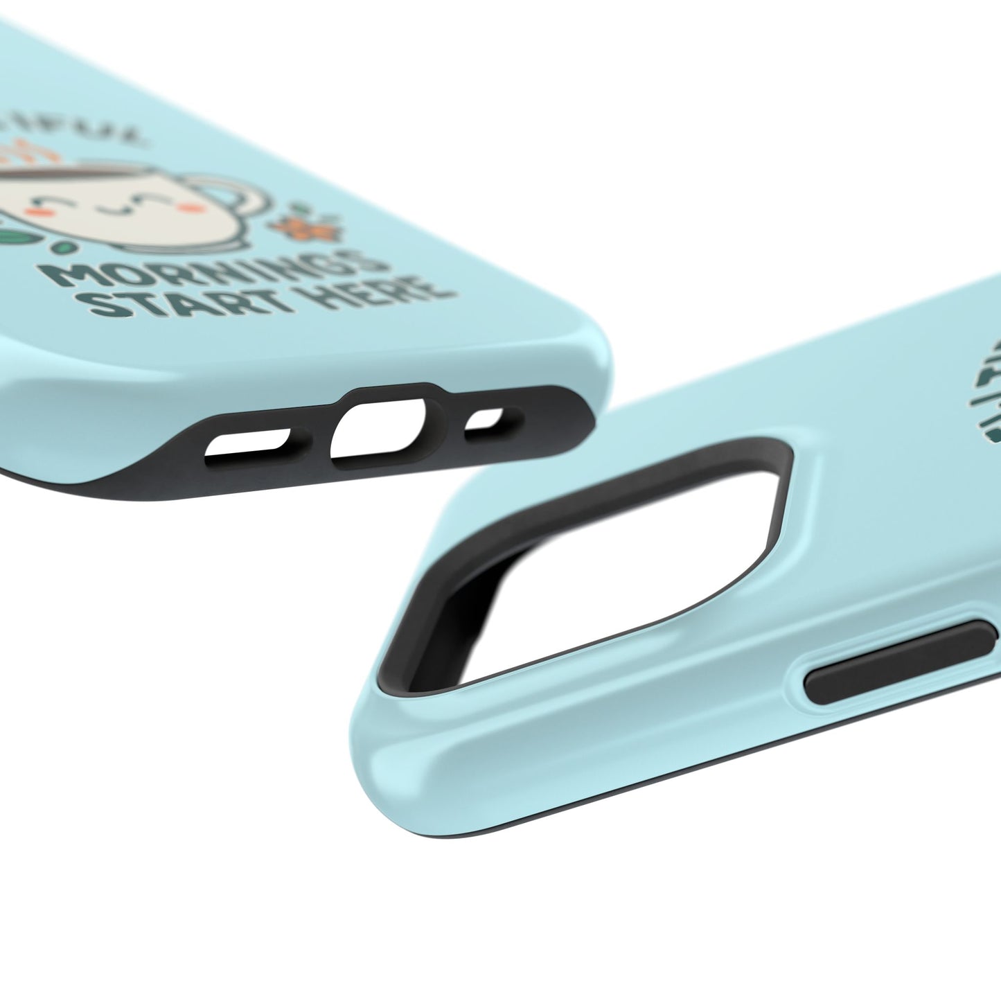 Brew-tiful Mornings Start Here - Magnetic Phone Case