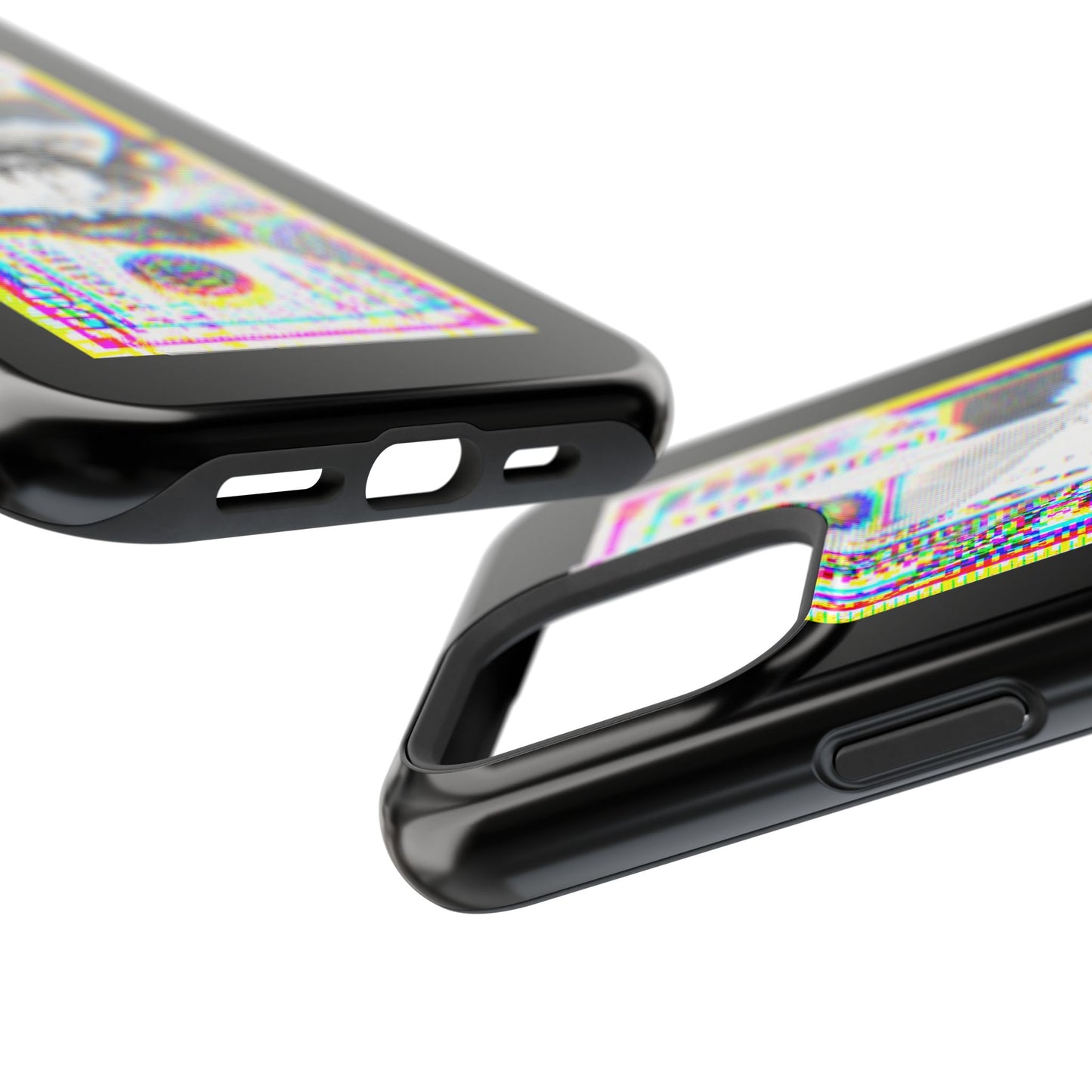 100 Dollars Bill - Neon Color Explosion - Magnetic Phone Case
