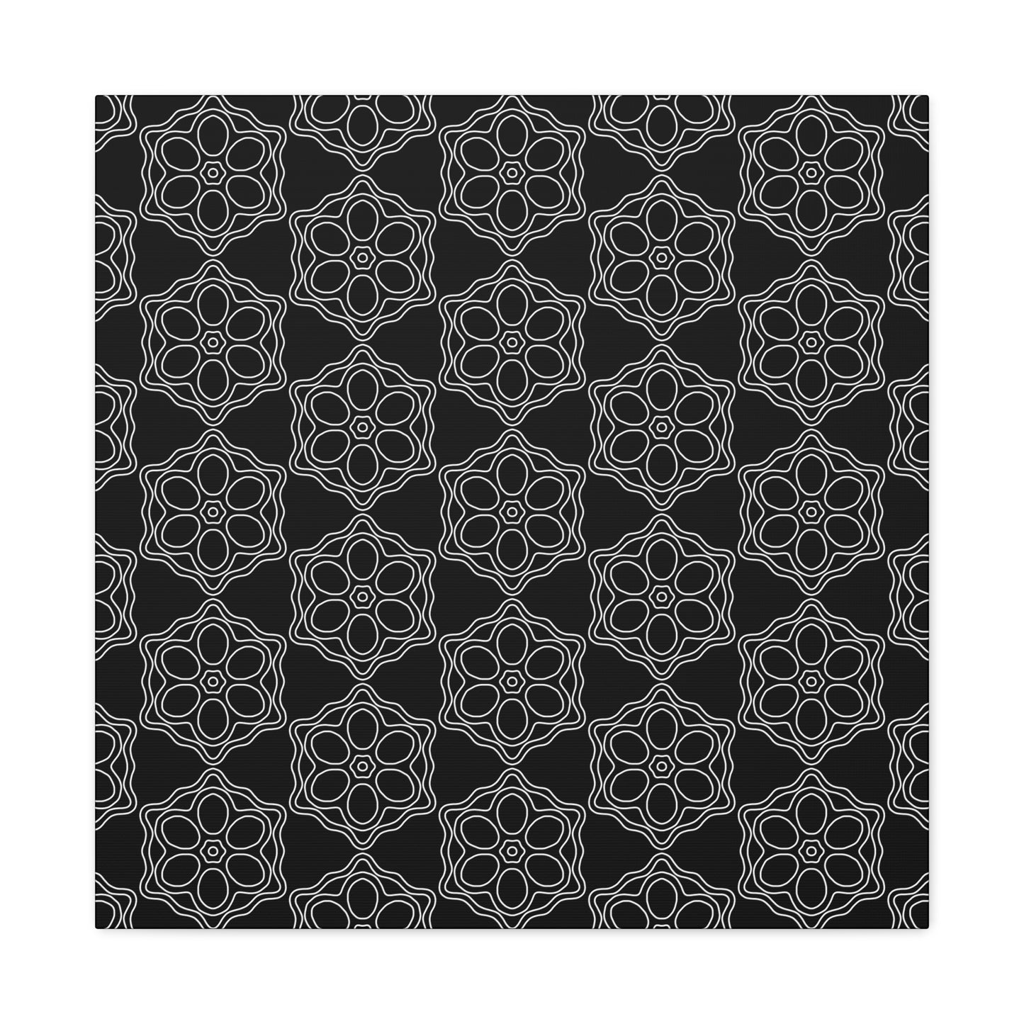 Geometric Sacred Flower - Canvas