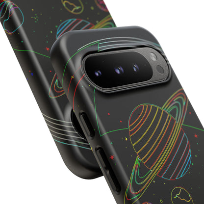 Galactic Tough Phone Case, Starry Space Protection, Unique Gift for Astronomers, Celestial Accessories, Trendy Space Lovers