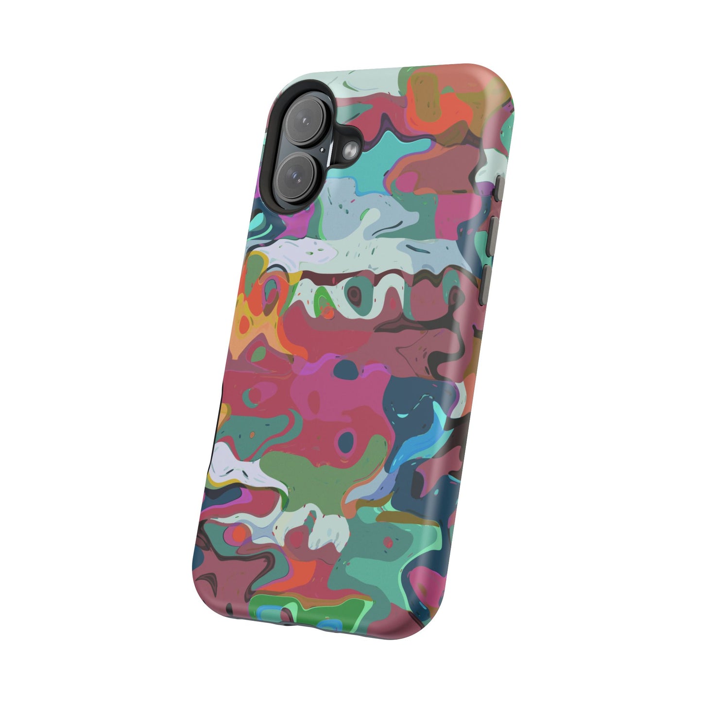Colorful Abstract Marble - Magnetic Phone Case