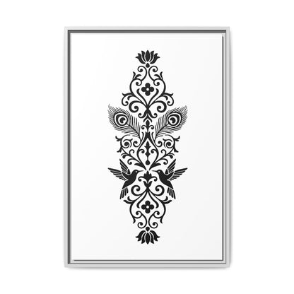 Hummingbird Soulmates - Framed Canvas