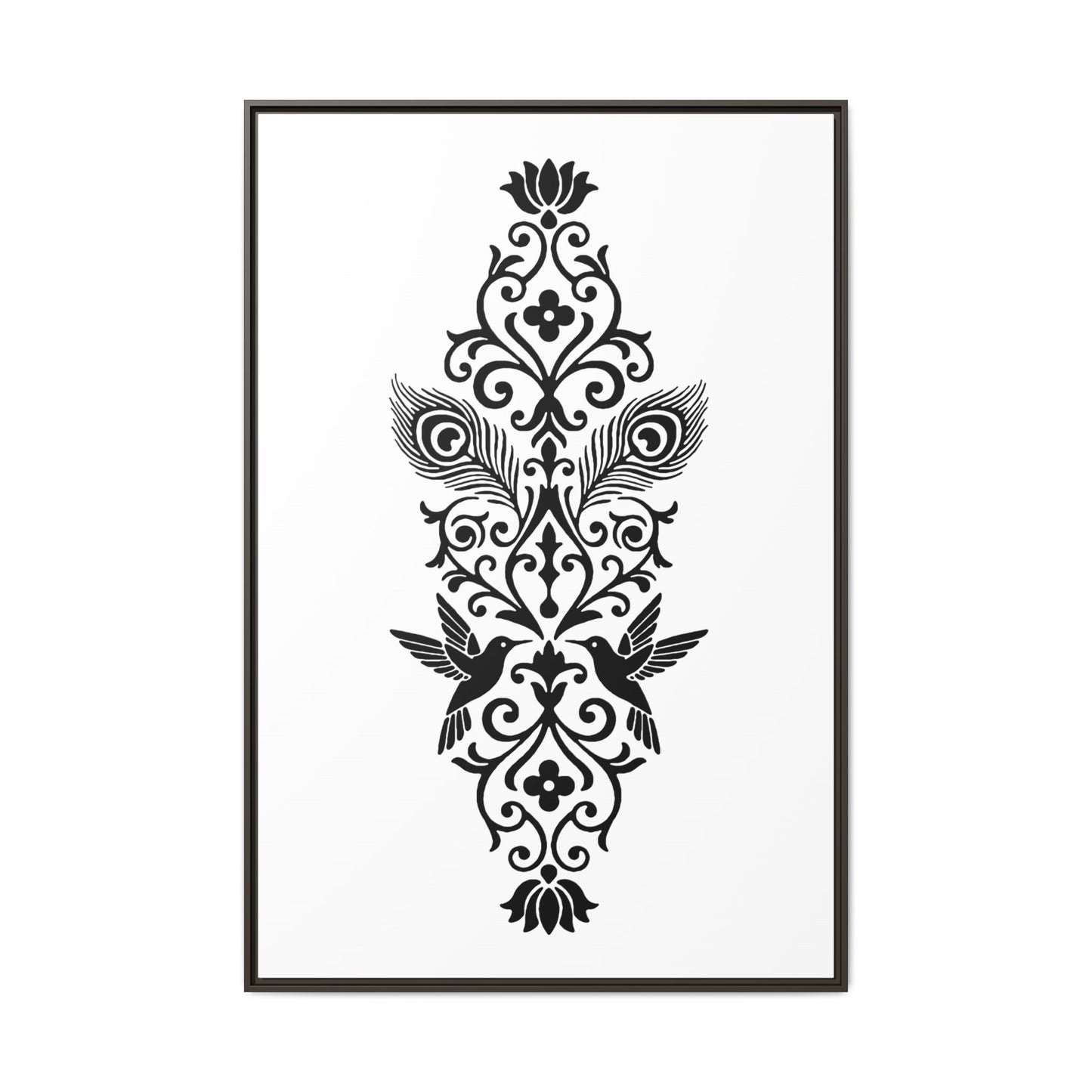 Hummingbird Soulmates - Framed Canvas