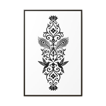 Hummingbird Soulmates - Framed Canvas