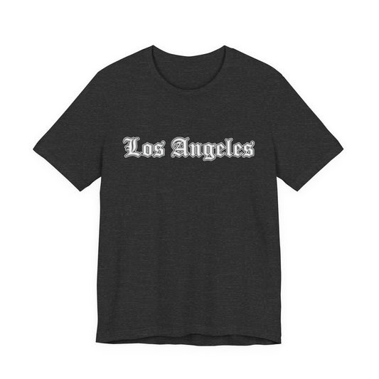 Los Angeles Unisex Jersey Tee, Casual Wear, Gift for Travelers, Summer Style, Comfortable Fit, Los Angeles Apparel