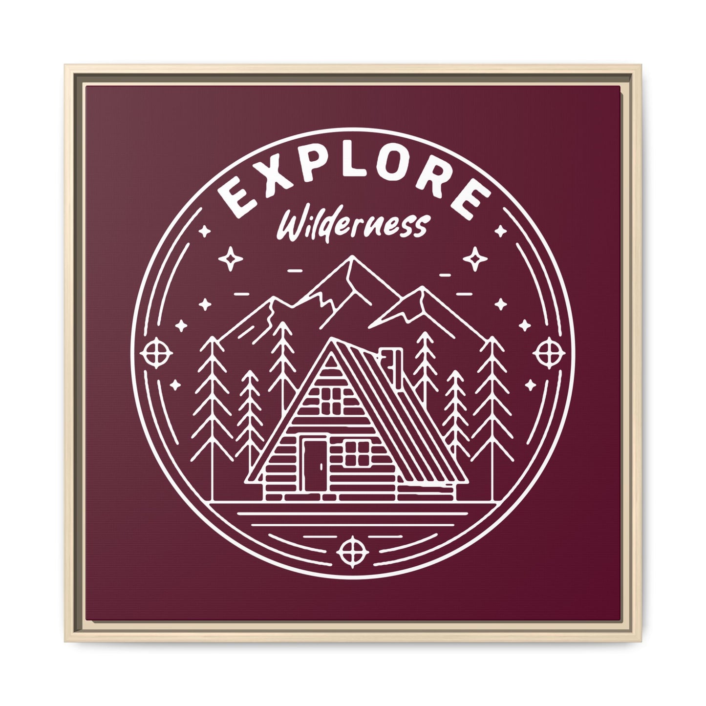 Explore Wilderness - Framed Canvas