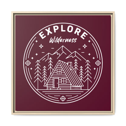 Explore Wilderness - Framed Canvas