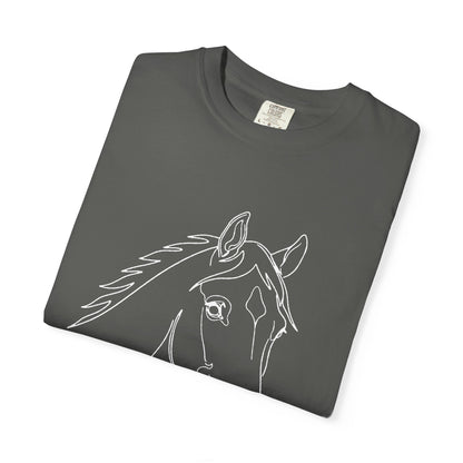 Horse Portrait Sketch - T‑Shirt