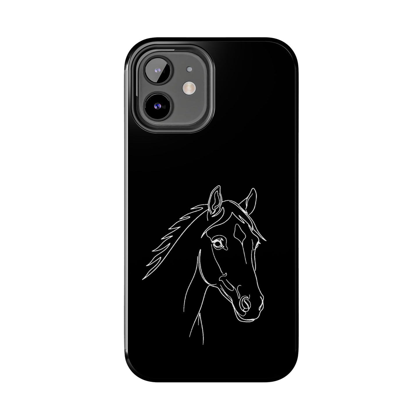 Horse Portrait Sketch - Phone Case