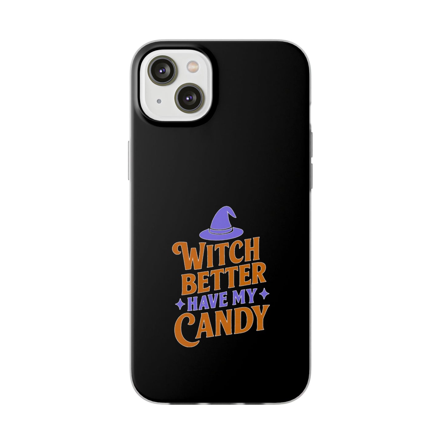 Spooky Witch Flexi Case, Halloween Phone Cover, Witch Themed Phone Case, Cute Candy Case, Trick or Treat Gift, Holiday Accessory