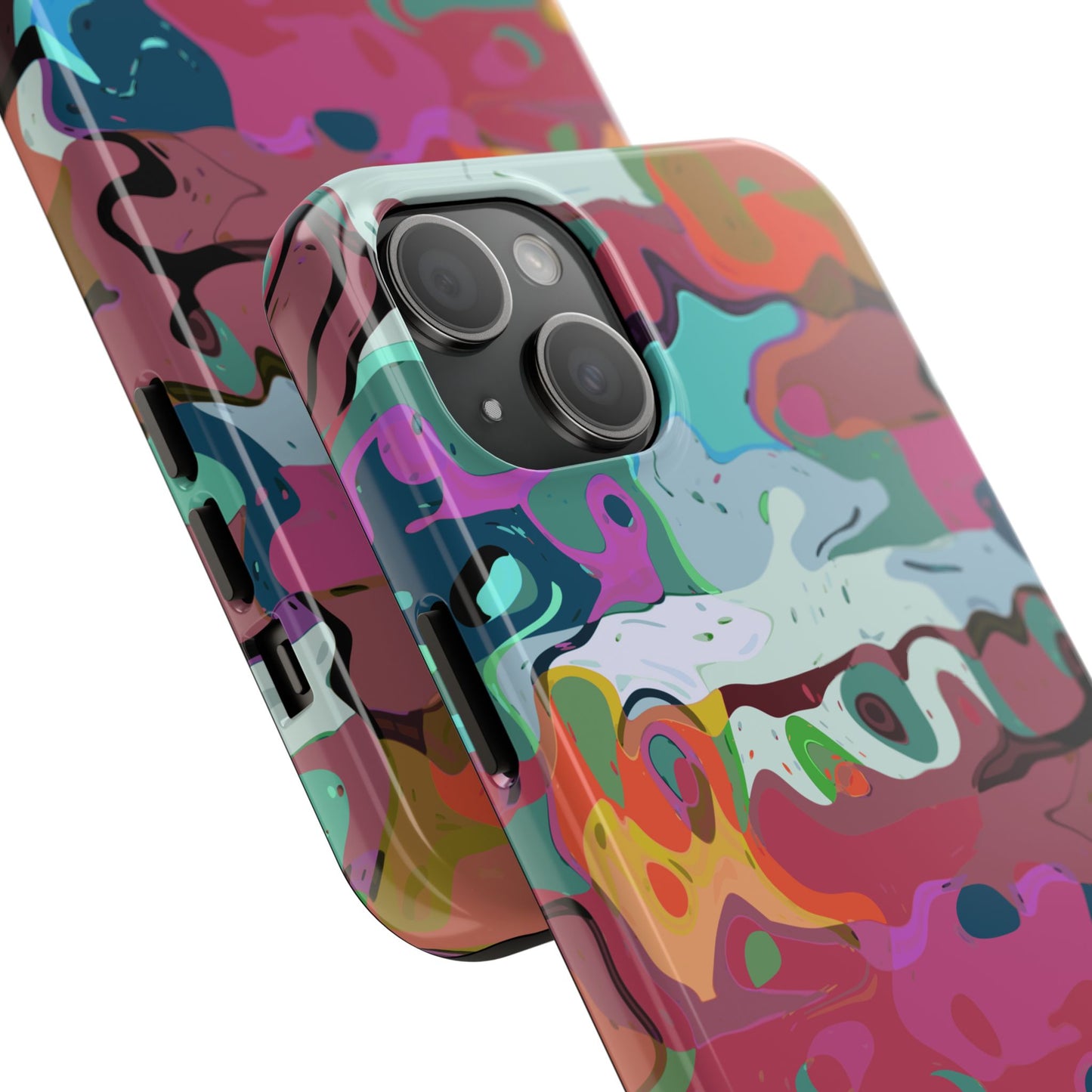 Colorful Abstract Marble - Phone Case