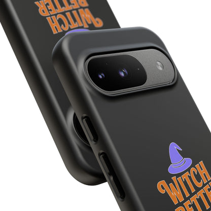 Witchy Phone Case, Tough Cases, Halloween Gift, Cute Case, Fun Design, Witch Better Have My Candy