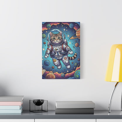 Astronaut Cat - Canvas