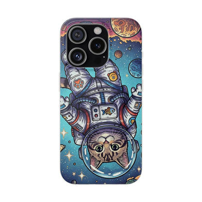 Astronaut Cat - Flexi Phone Case