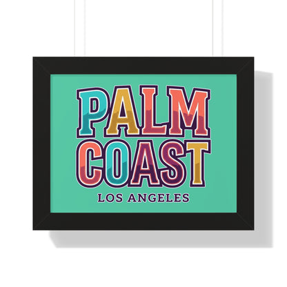 Palm Coast - Los Angeles - Framed Poster