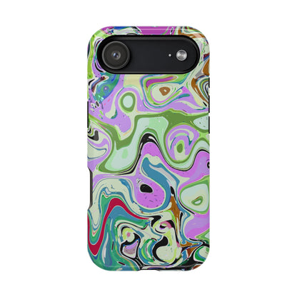Vibrant Multi‑Color Swirl - Magnetic Phone Case