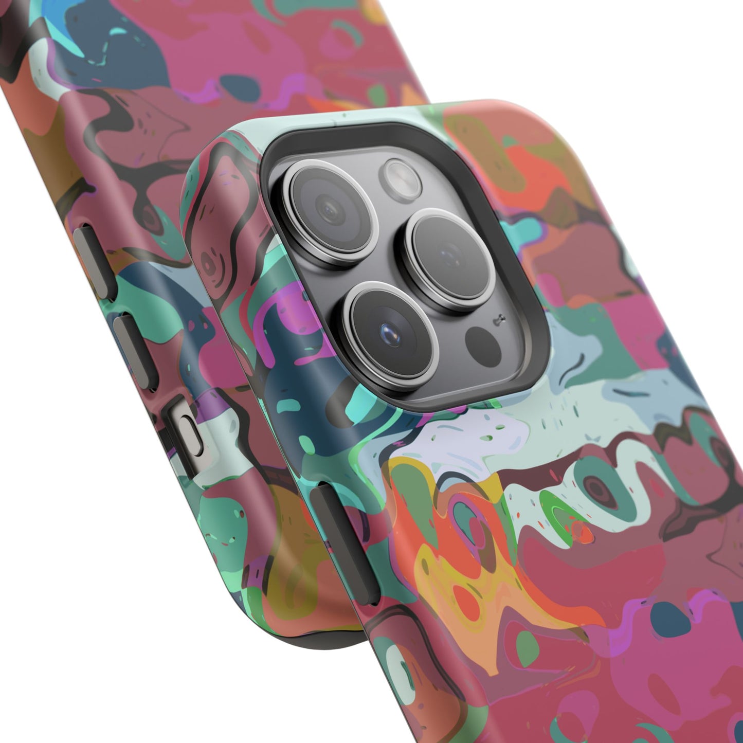 Colorful Abstract Marble - Magnetic Phone Case