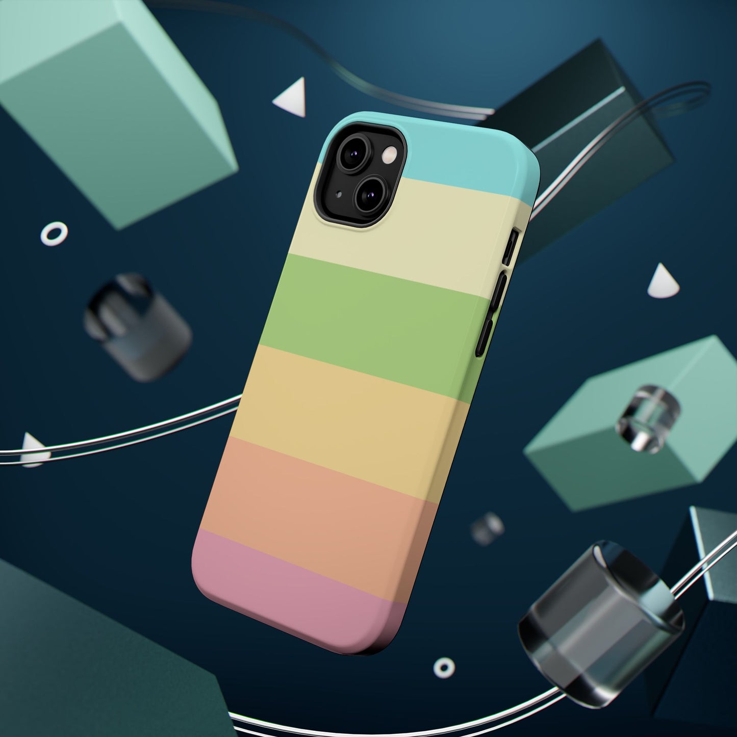 Pastel Stripes - Magnetic Phone Cover