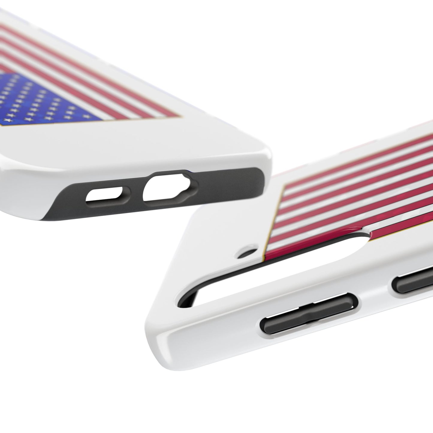 New Glory American Flag (Gold Edge Edition) - Phone Case